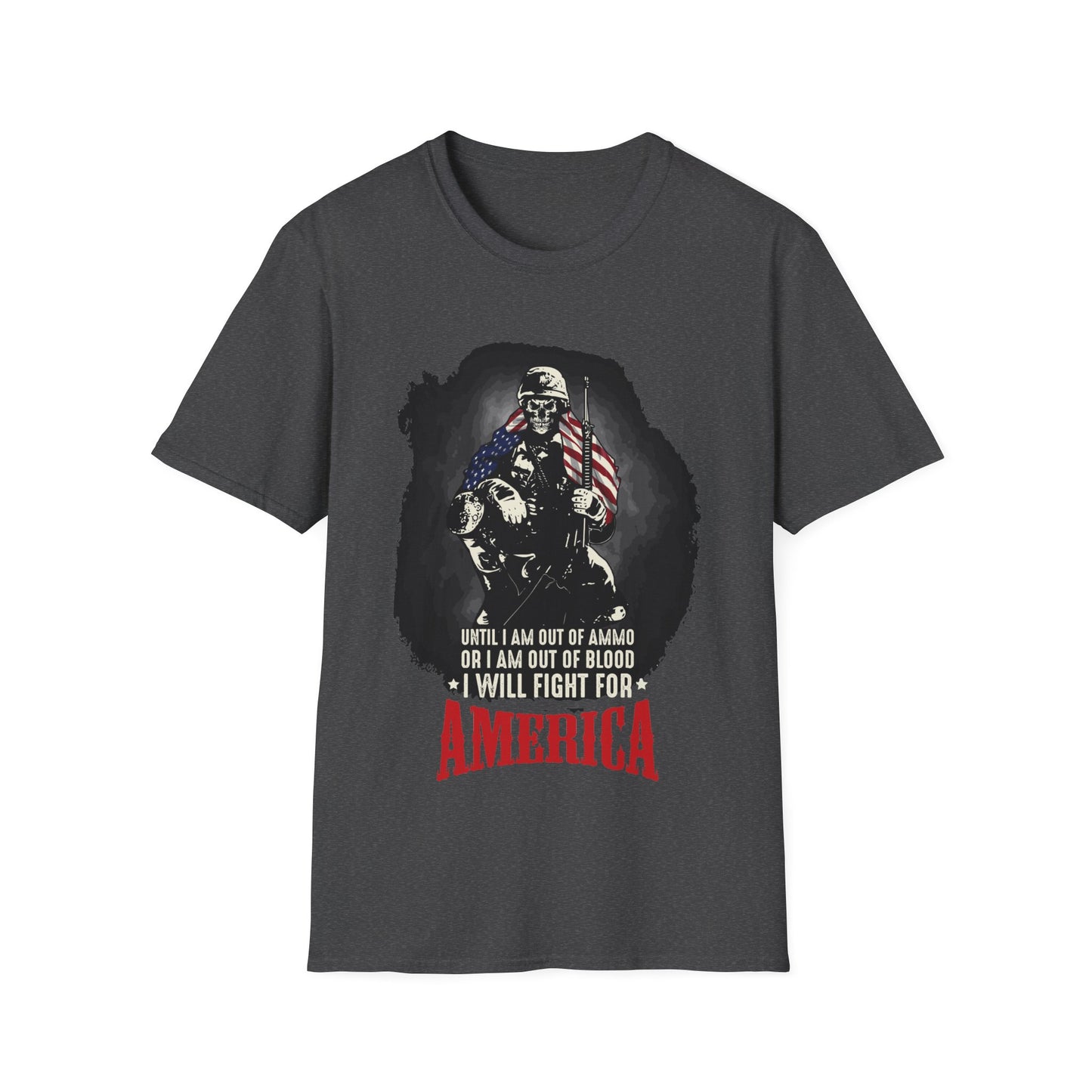 Unisex Softstyle T-Shirt Patriot Collection I will fight