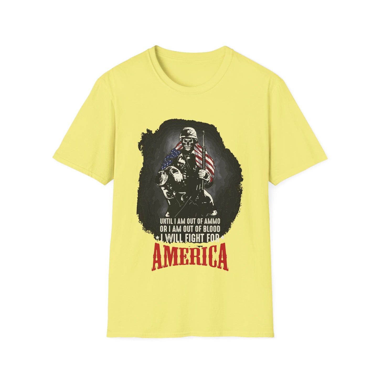 Unisex Softstyle T-Shirt Patriot Collection I will fight