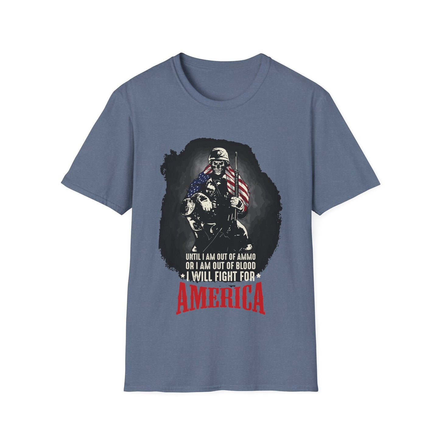 Unisex Softstyle T-Shirt Patriot Collection I will fight