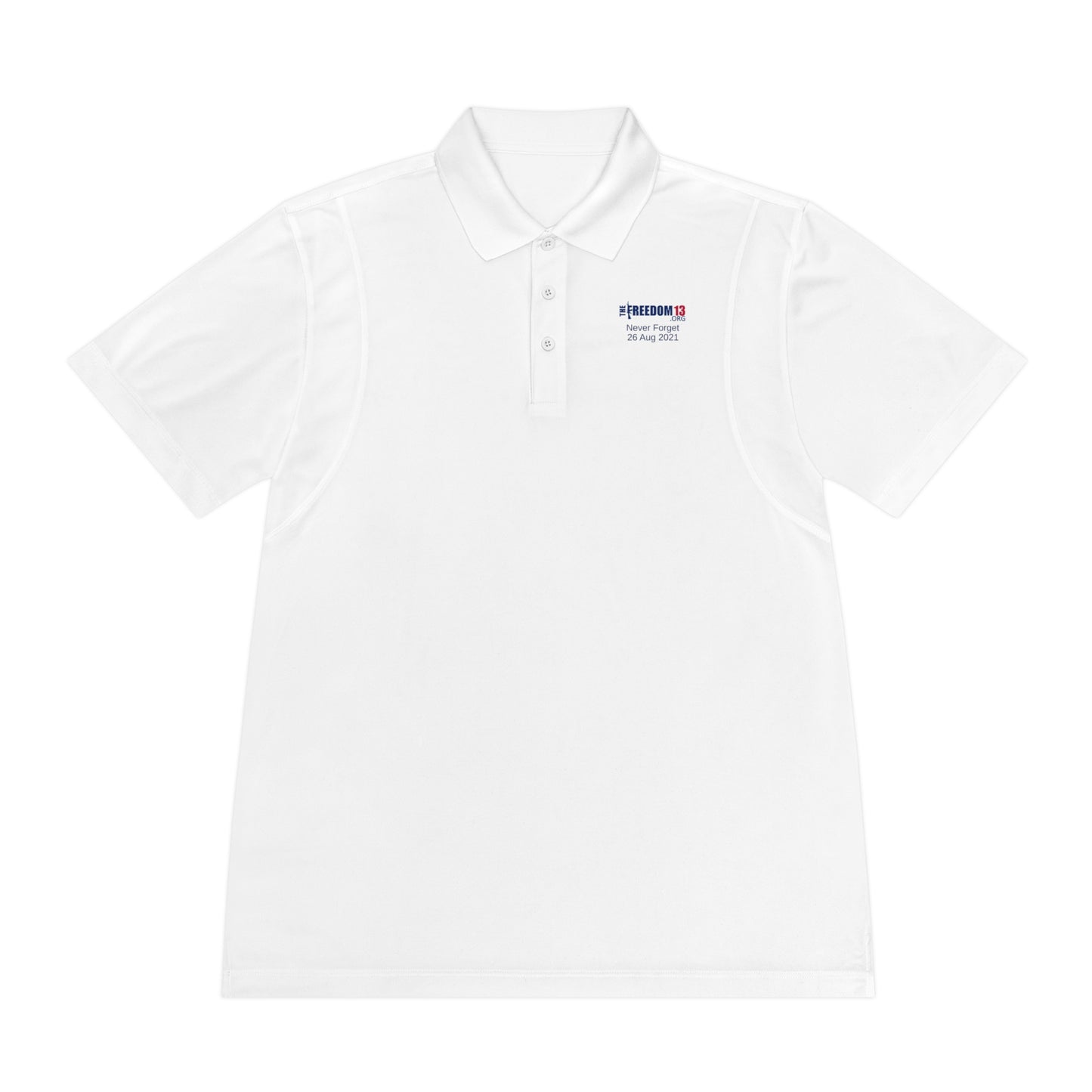 Men's Sport Polo Shirt never forget light