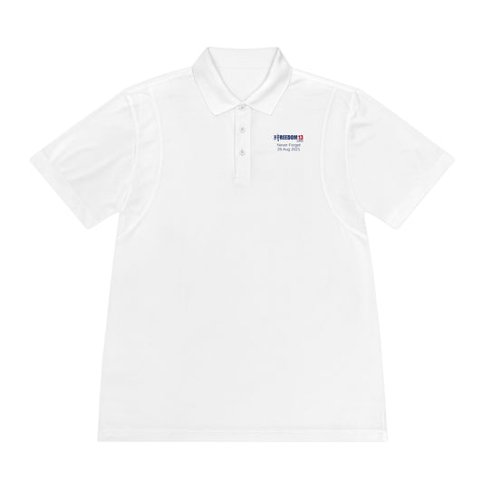 Men's Sport Polo Shirt never forget light