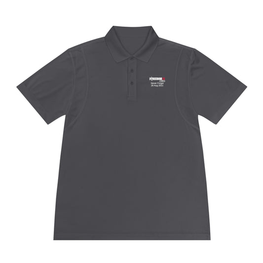 Men's Sport Polo Shirt never forget dark