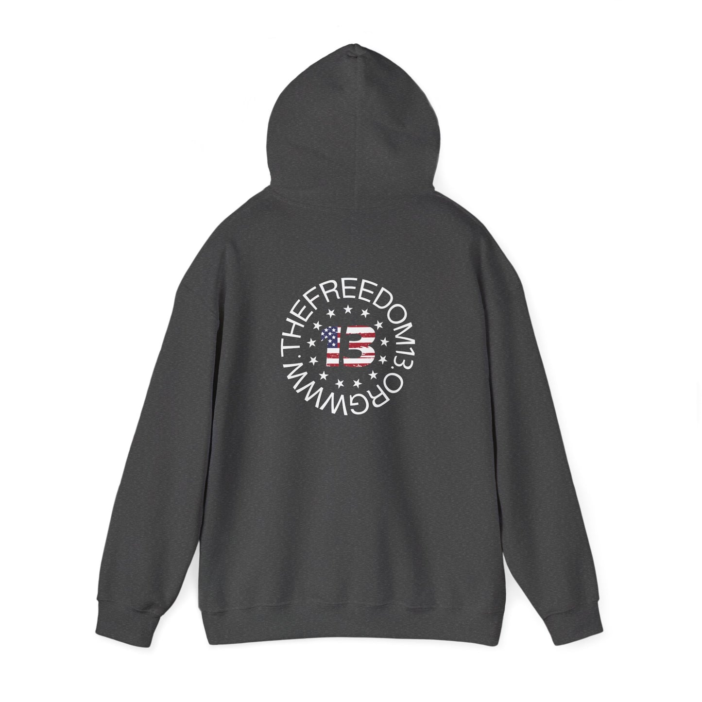 Dark Freedom Hoodie - Cozy Unisex Heavy Blend Sweatshirt, Perfect for Casual Wear, Gifts for Freedom Lovers, Patriotic Apparel, Everyday Comfort