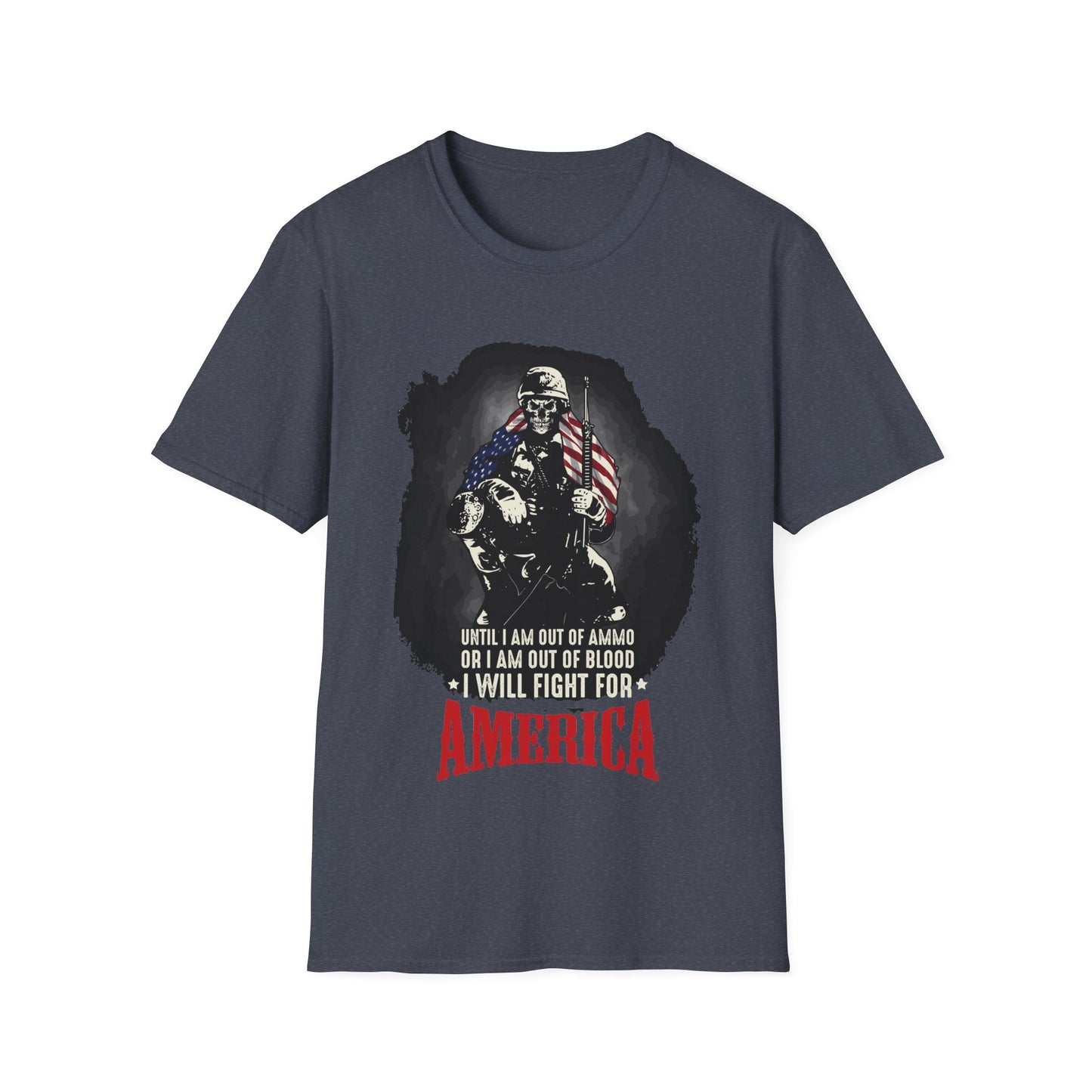 Unisex Softstyle T-Shirt Patriot Collection I will fight