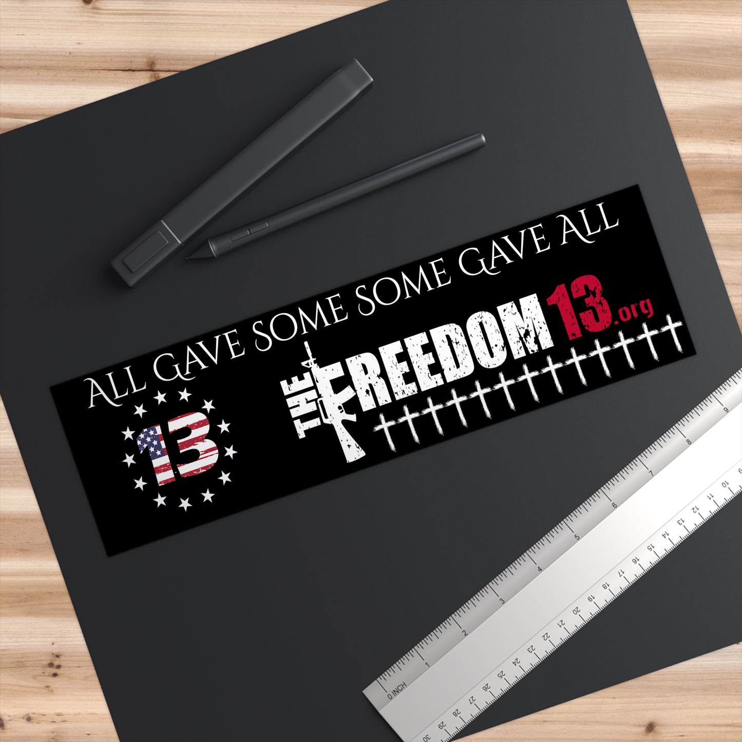 Bumper Stickers All Gave Black