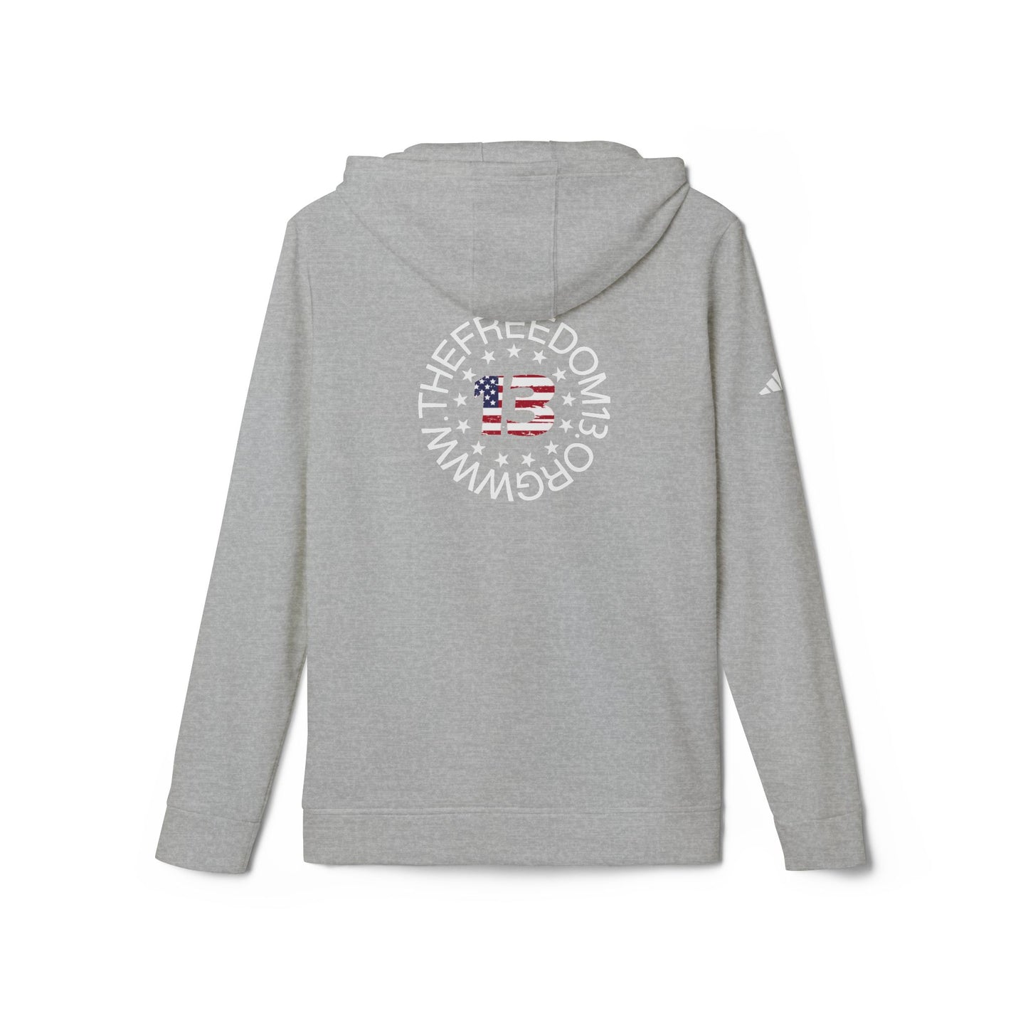 Dark Adidas Patriotic Freedom Hoodie | Unisex Fleece, Cozy Sweatshirt, Casual Wear, Gift for Freedom Lovers, Holiday Apparel
