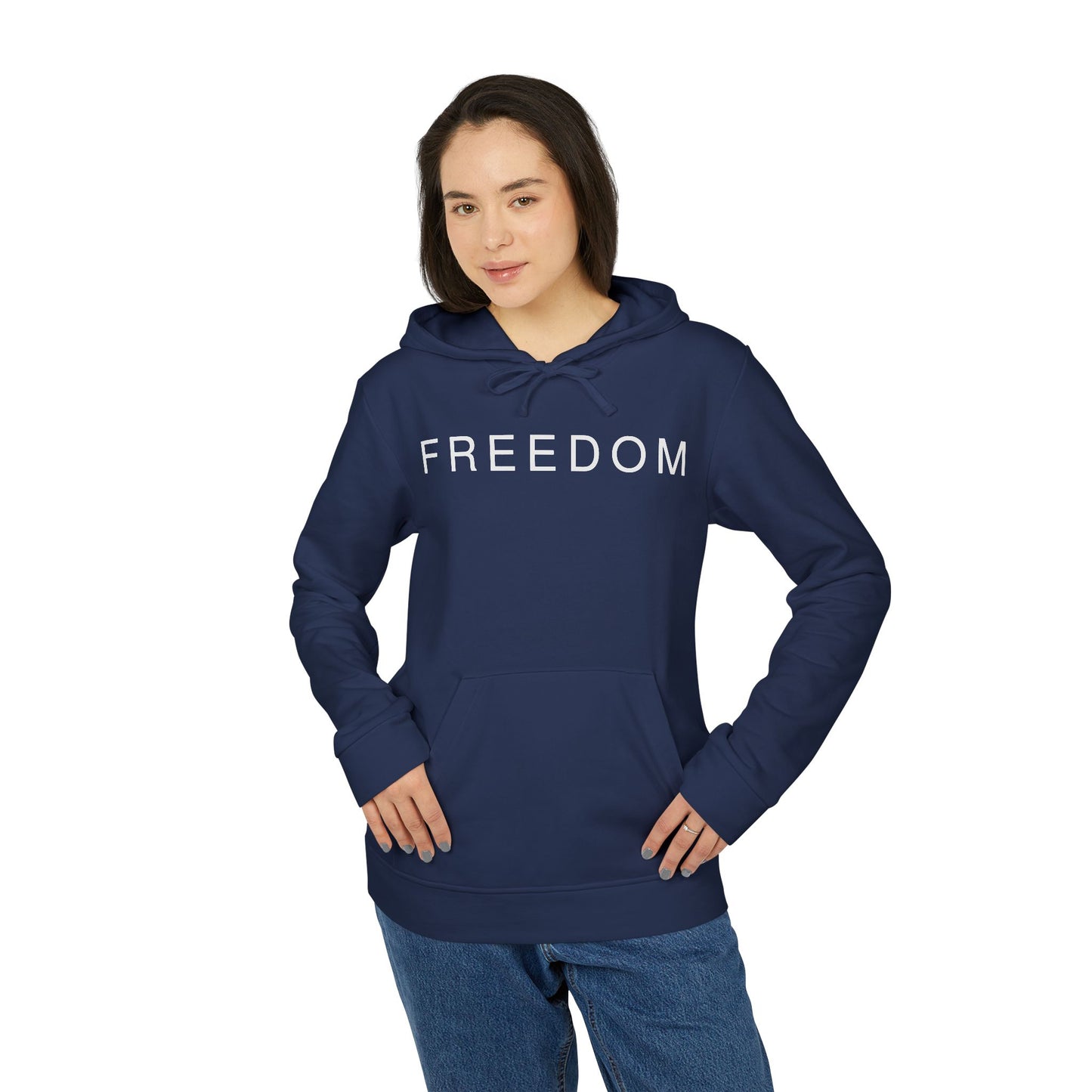 Dark Adidas Patriotic Freedom Hoodie | Unisex Fleece, Cozy Sweatshirt, Casual Wear, Gift for Freedom Lovers, Holiday Apparel