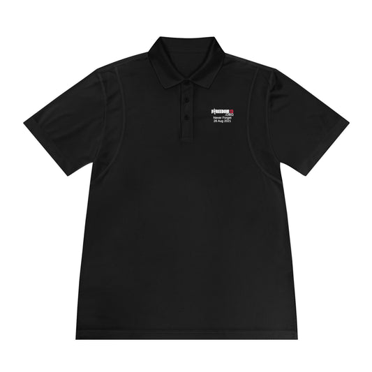 Men's Sport Polo Shirt never forget dark