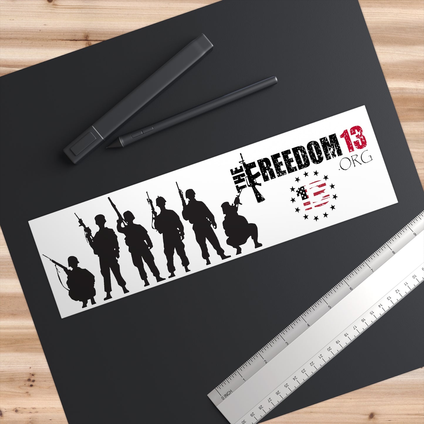 Bumper Stickers silhouettes 13 circle