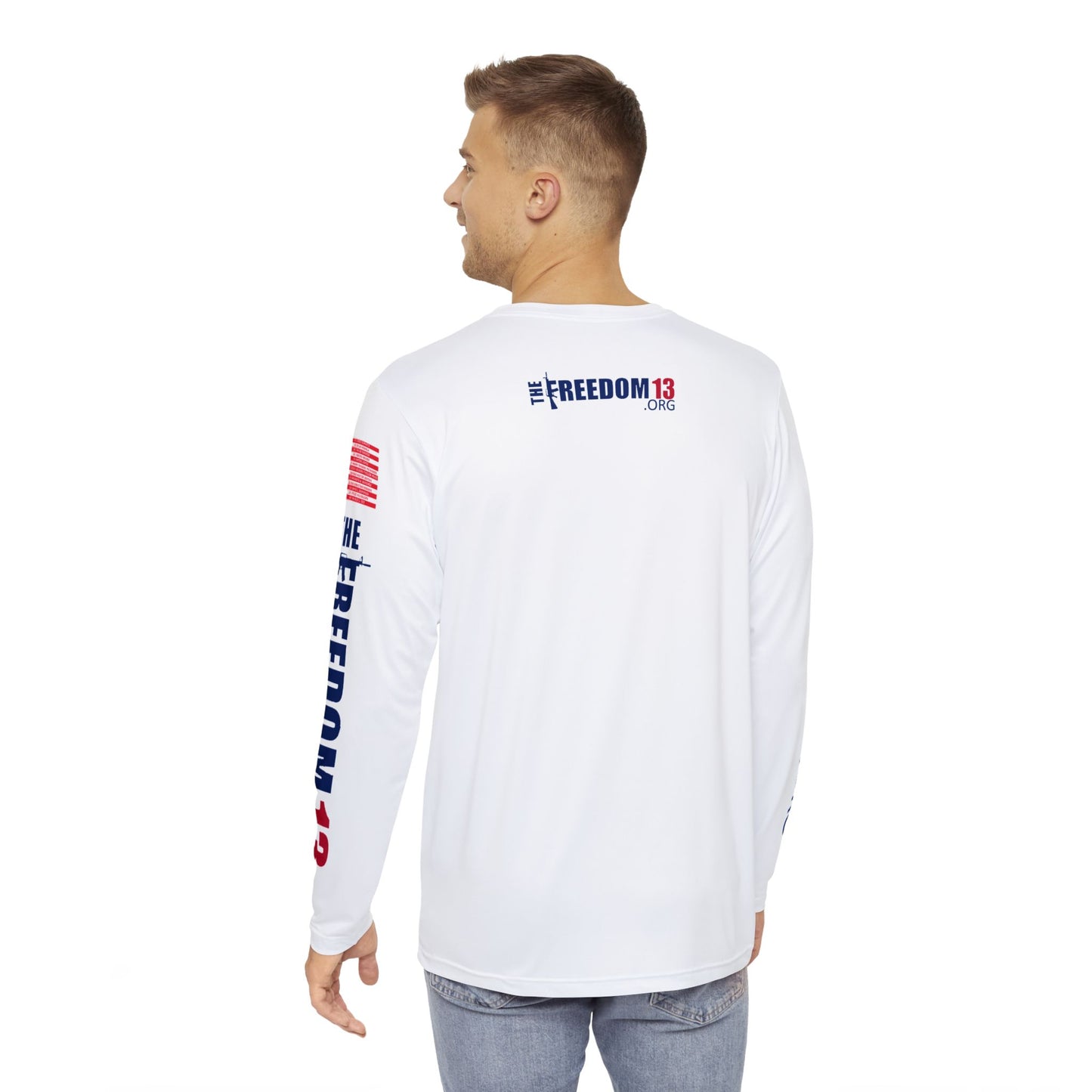 Men's Long Sleeve Shirt (AOP) 13 Angels