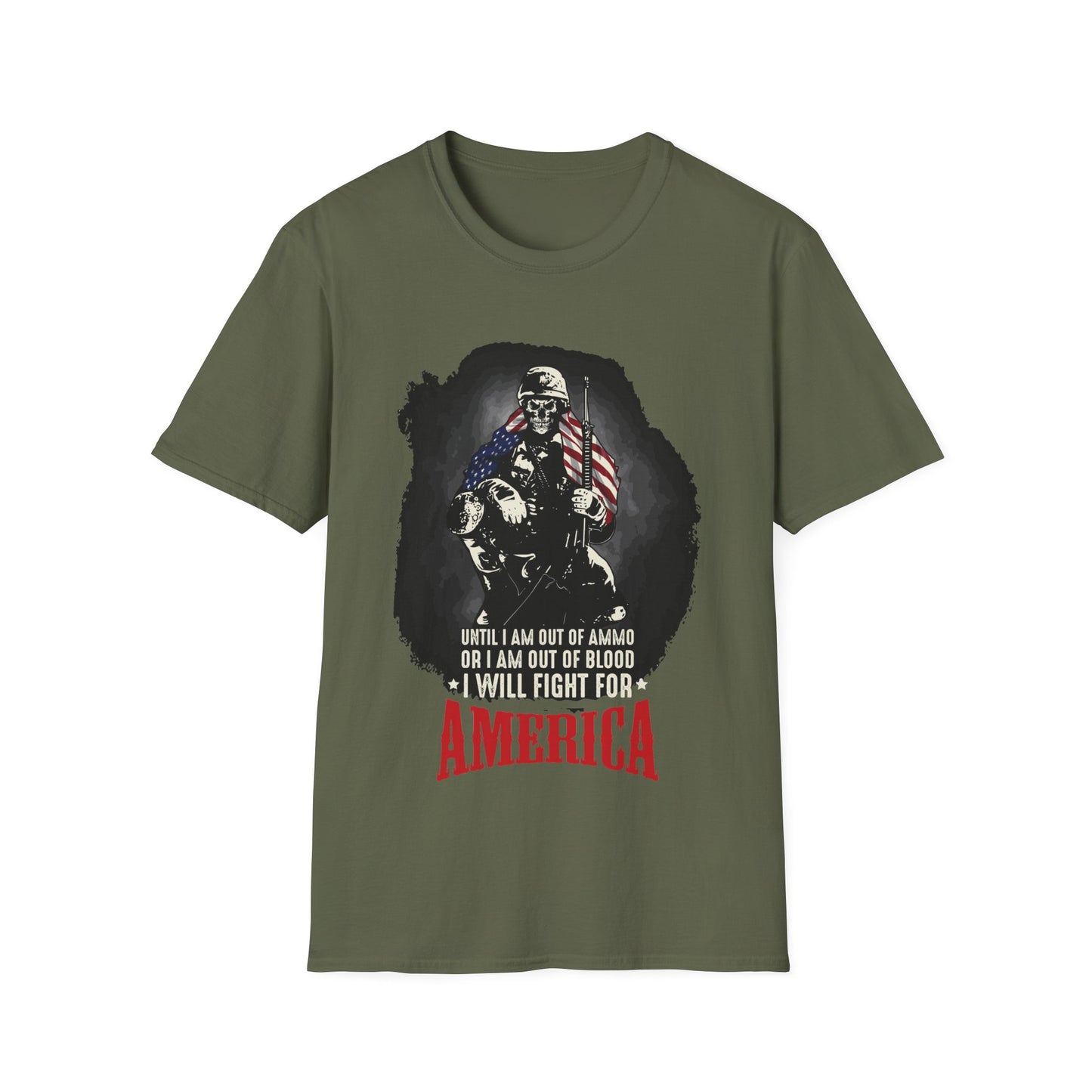 Unisex Softstyle T-Shirt Patriot Collection I will fight