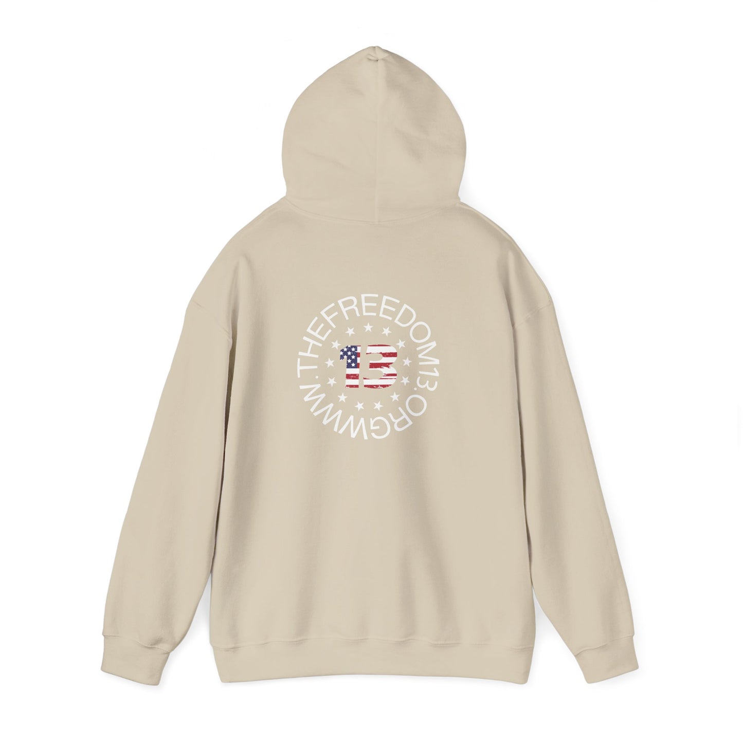 Dark Freedom Hoodie - Cozy Unisex Heavy Blend Sweatshirt, Perfect for Casual Wear, Gifts for Freedom Lovers, Patriotic Apparel, Everyday Comfort