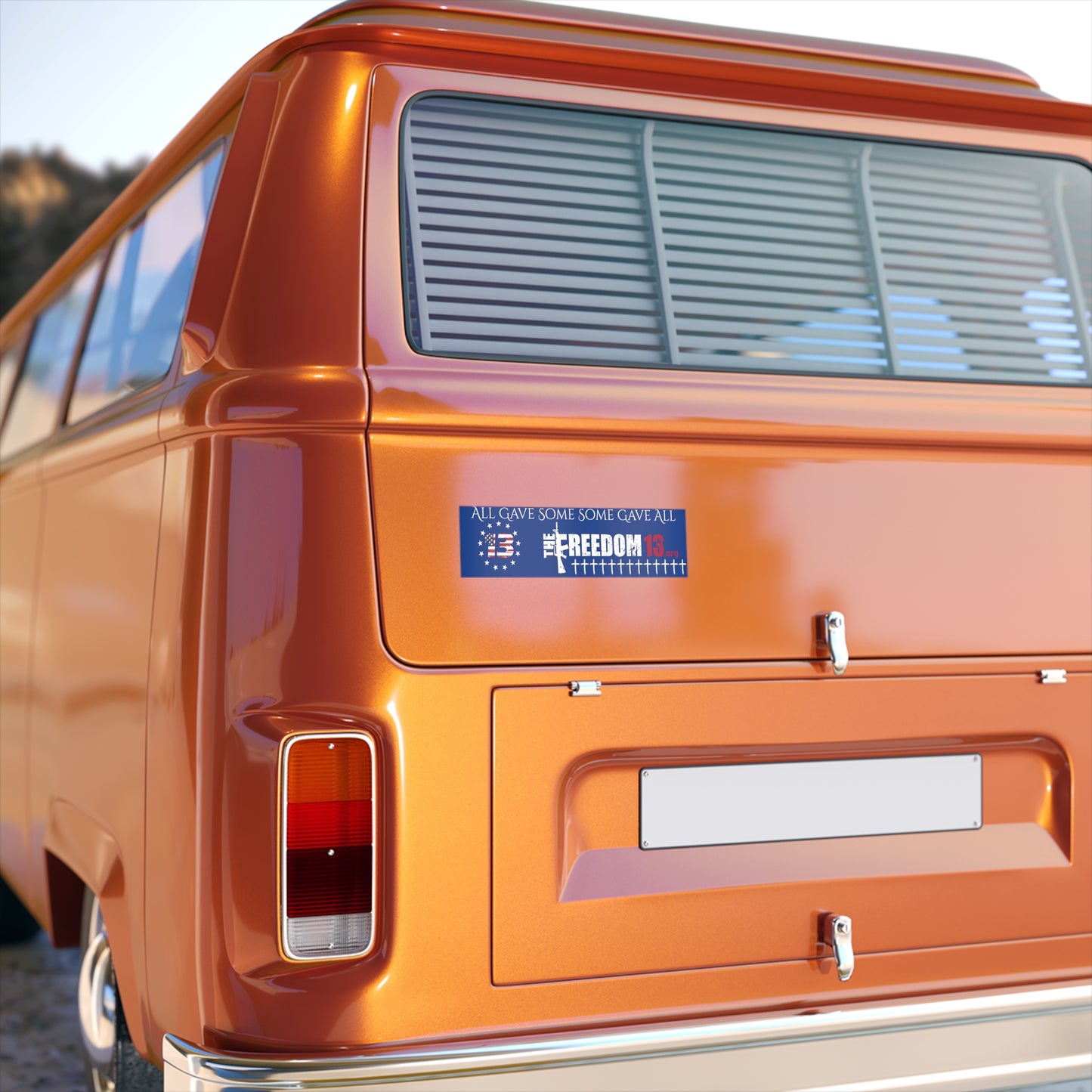 Bumper Stickers All Gave Blue
