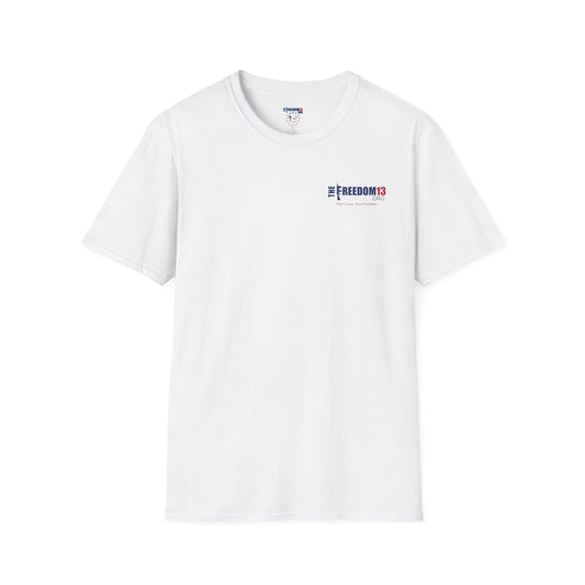 Basic design with all 13 names on back t-shirt