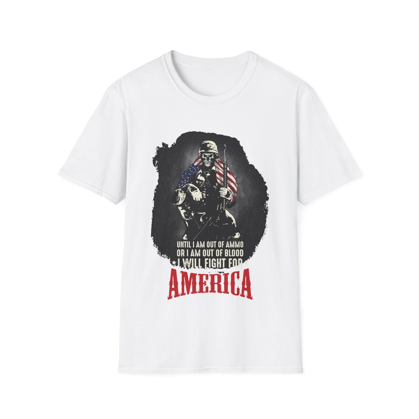 Unisex Softstyle T-Shirt Patriot Collection I will fight