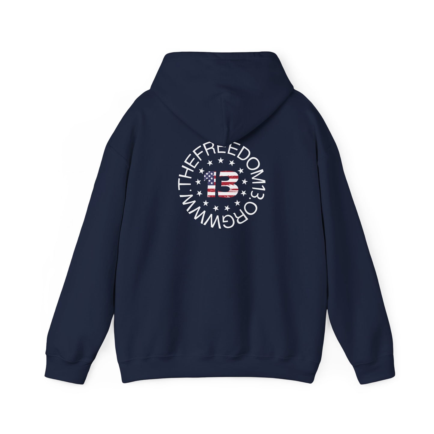 Dark Freedom Hoodie - Cozy Unisex Heavy Blend Sweatshirt, Perfect for Casual Wear, Gifts for Freedom Lovers, Patriotic Apparel, Everyday Comfort