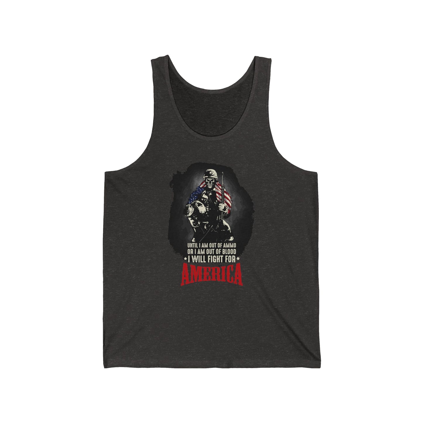 Unisex Jersey Tank Patriot Collection I will fight
