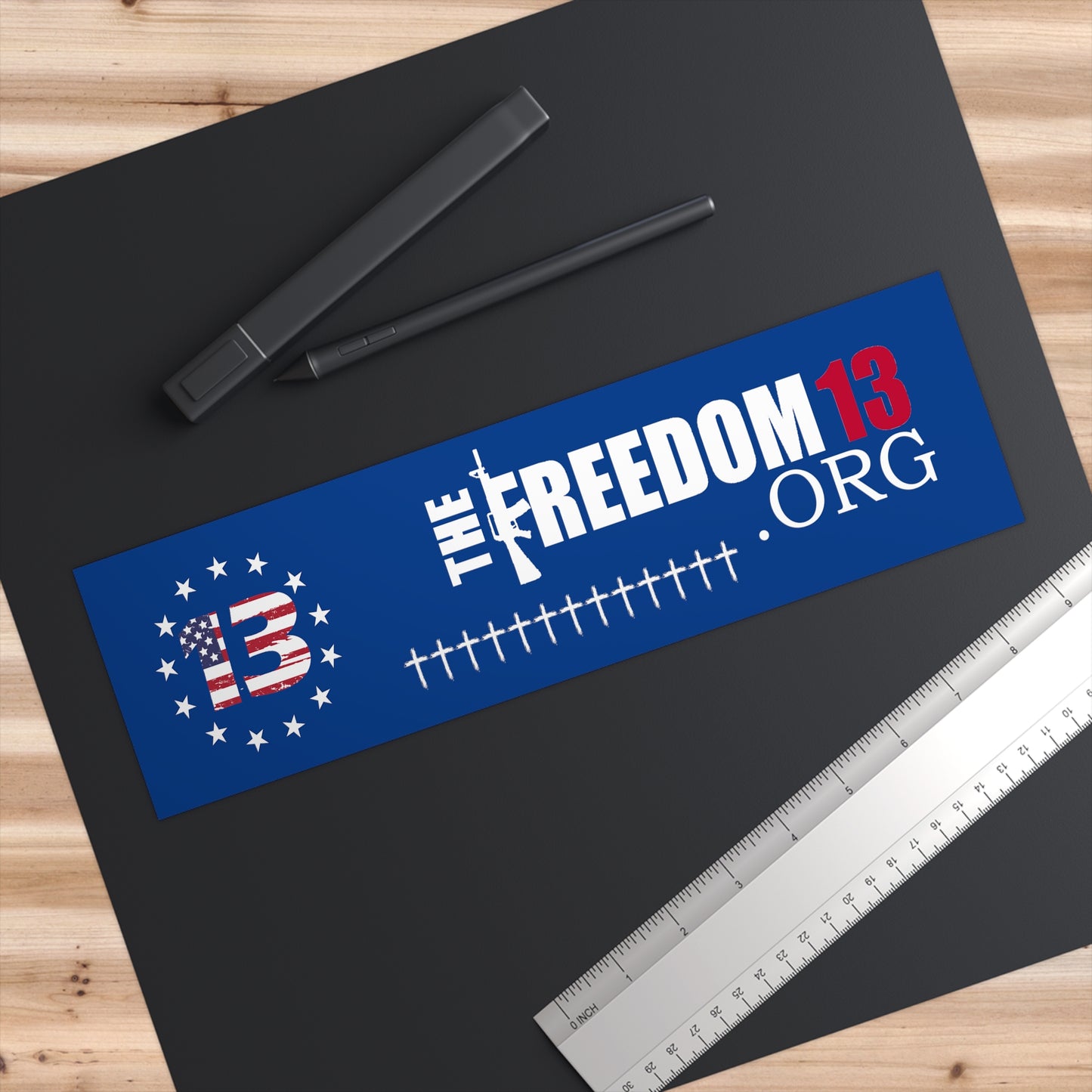 Bumper Stickers Blue
