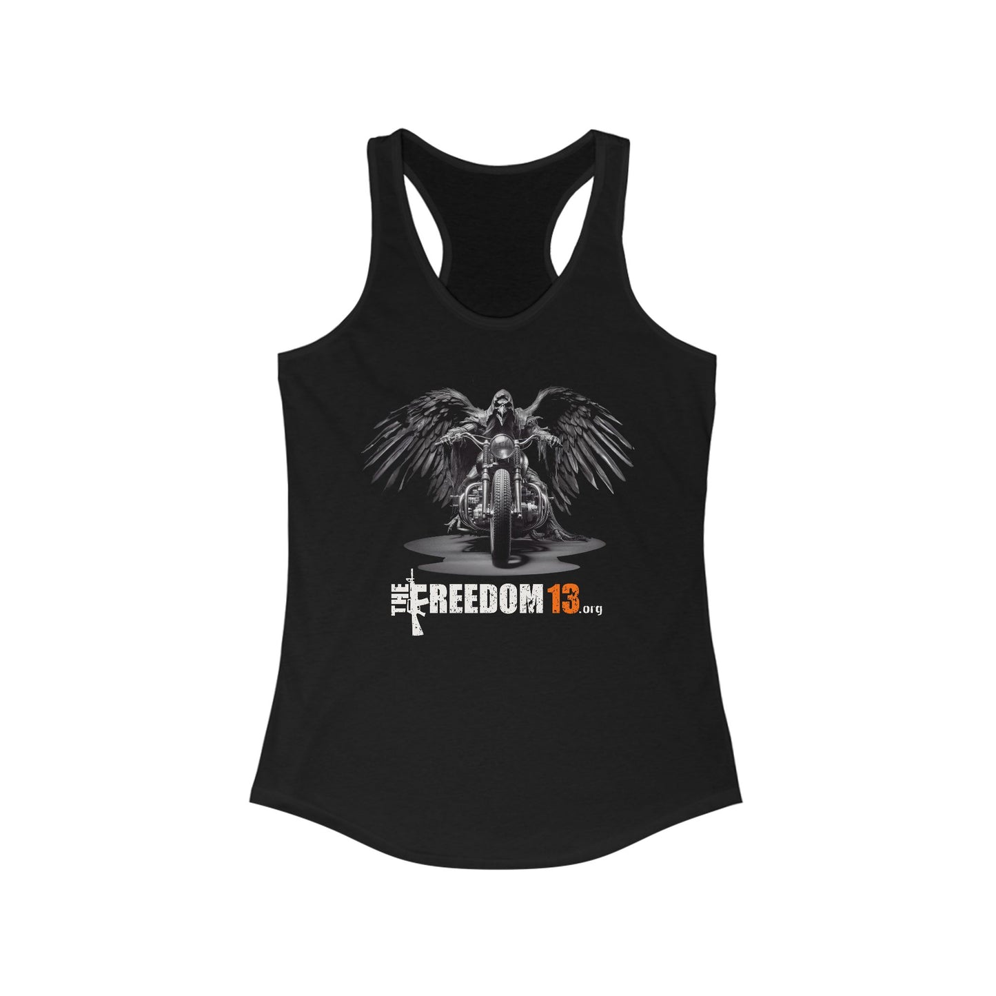 Sturgis Women's Racerback Freedom 13 Motorcycle Tank Top, Biker Tank, Perfect for Rides and Casual Outings, Gift for Bikers