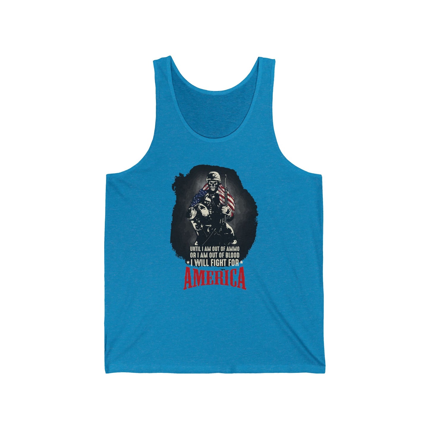 Unisex Jersey Tank Patriot Collection I will fight