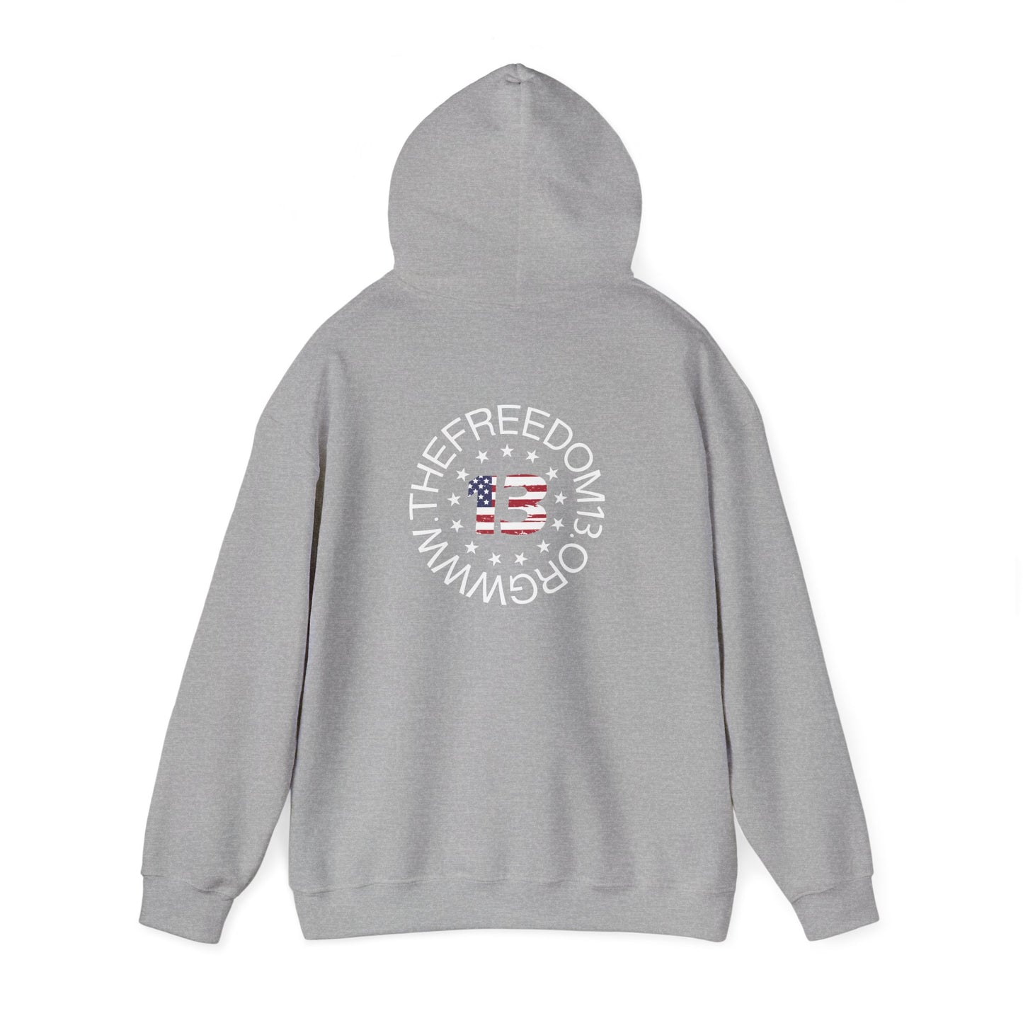 Dark Freedom Hoodie - Cozy Unisex Heavy Blend Sweatshirt, Perfect for Casual Wear, Gifts for Freedom Lovers, Patriotic Apparel, Everyday Comfort