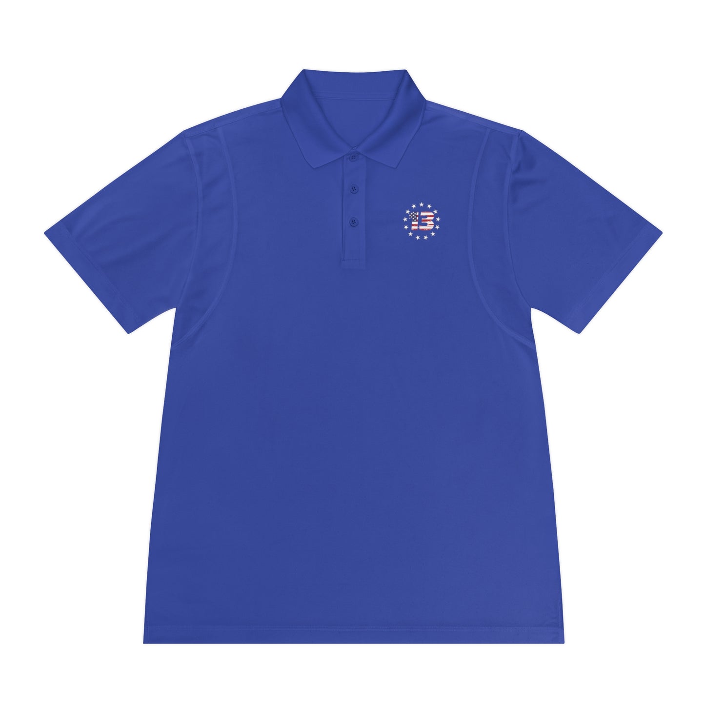 Men's Sport Polo Shirt 13 circle dark