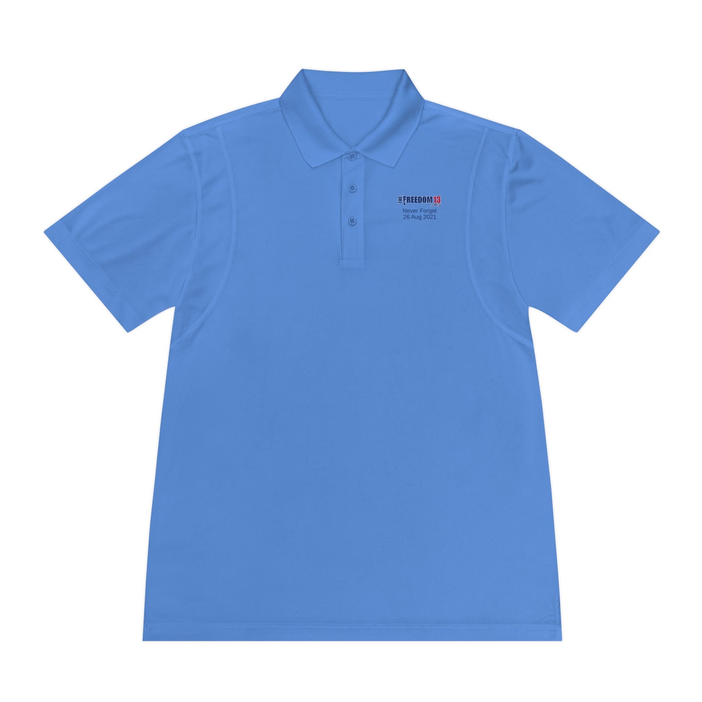 Men's Sport Polo Shirt never forget light