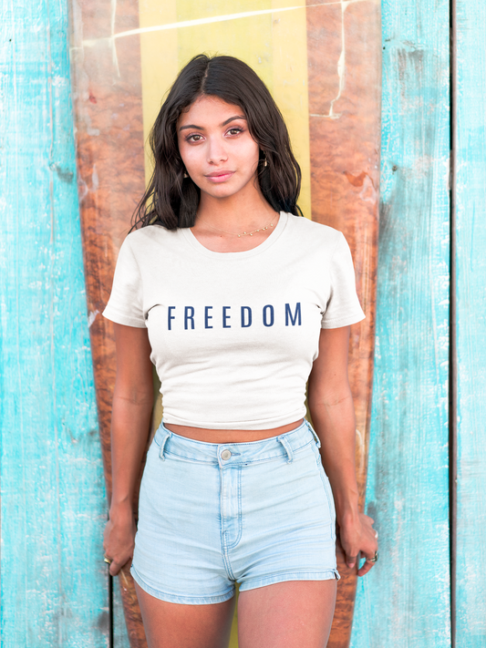 Freedom Unisex Softstyle T-Shirt | Casual Wear, Independence Day, Freedom Celebration, Comfortable Tee, Gift for Him/Her