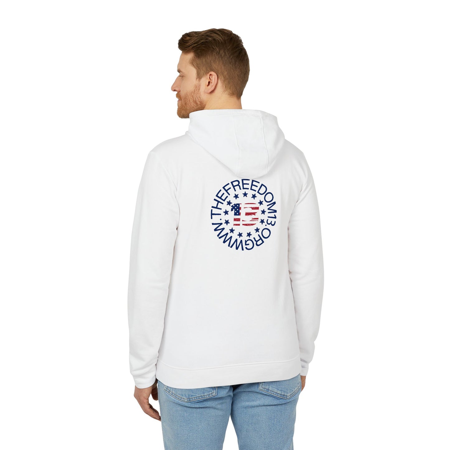Adidas Patriotic Freedom Hoodie | Unisex Fleece, Cozy Sweatshirt, Casual Wear, Gift for Freedom Lovers, Holiday Apparel