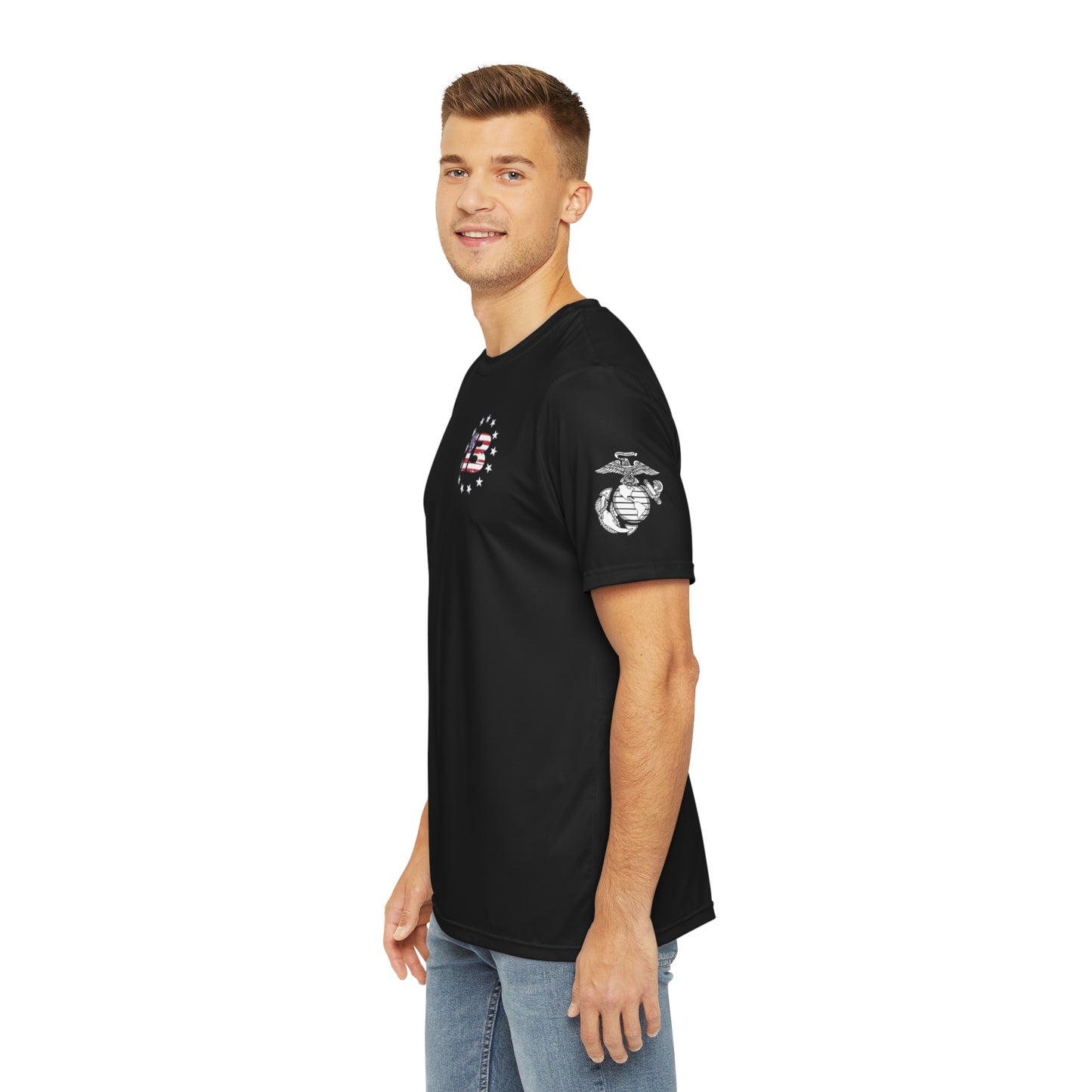 Men's Polyester Tee (AOP) their lives your freedom