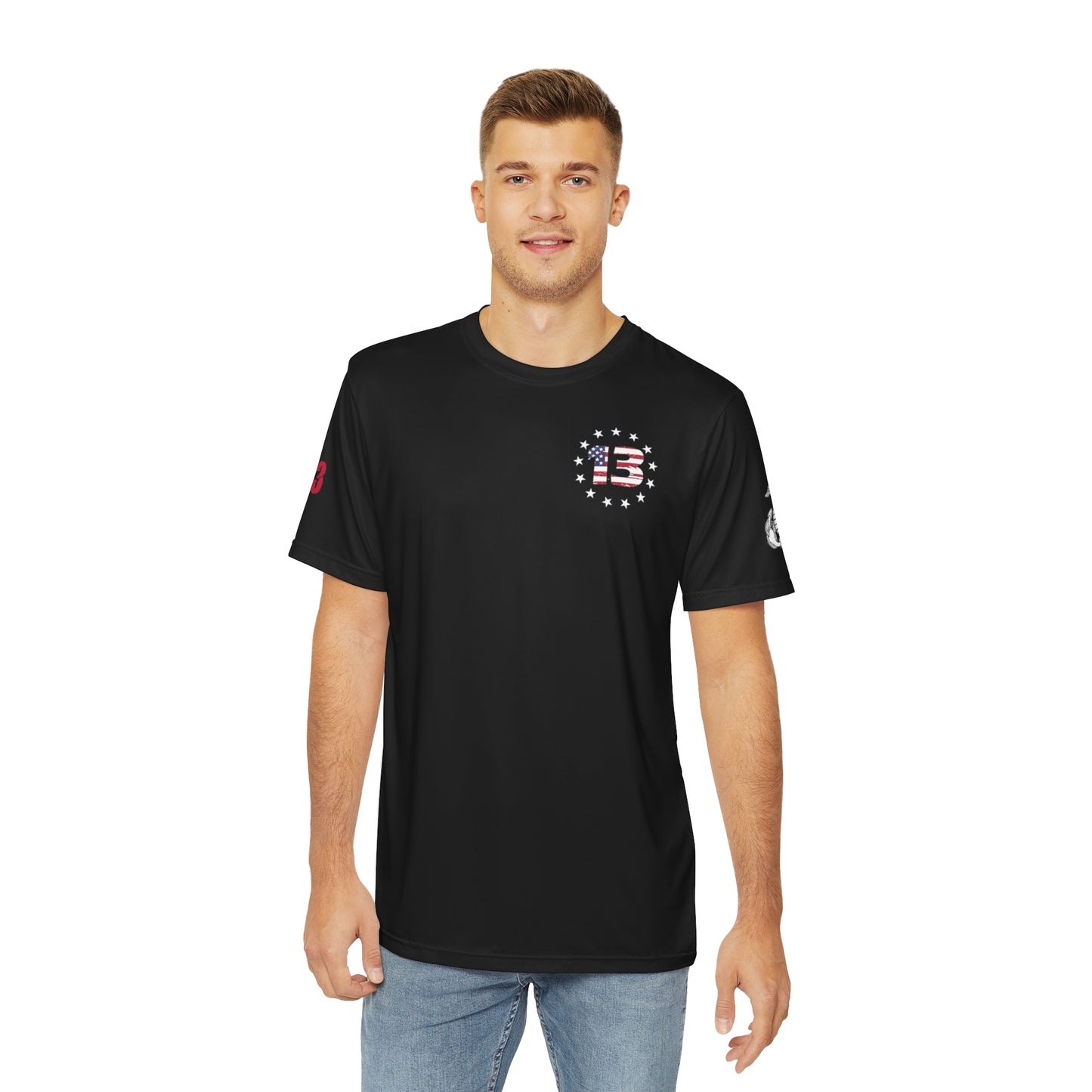 Men's Polyester Tee (AOP) their lives your freedom