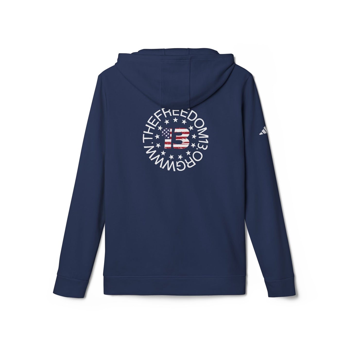 Dark Adidas Patriotic Freedom Hoodie | Unisex Fleece, Cozy Sweatshirt, Casual Wear, Gift for Freedom Lovers, Holiday Apparel