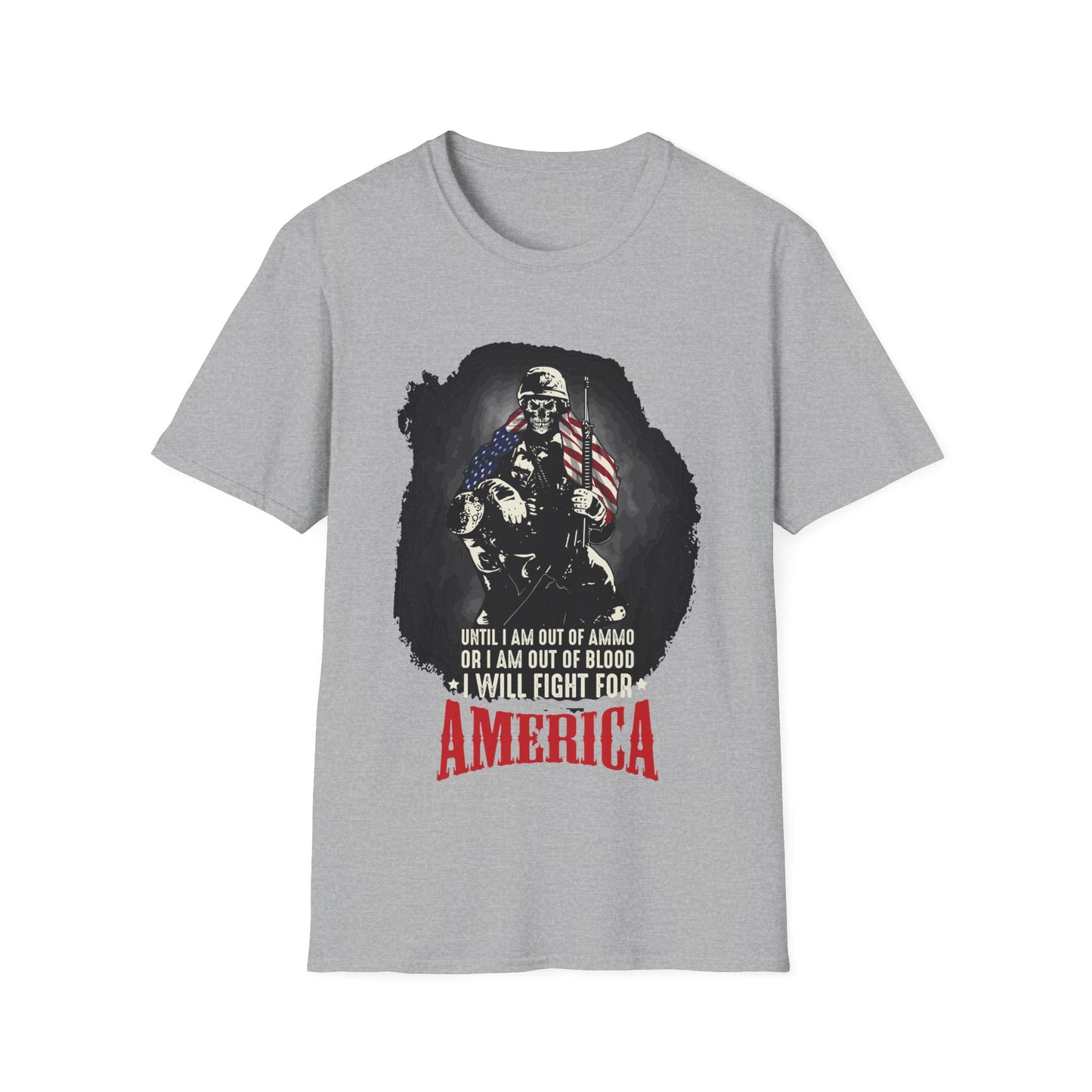 Unisex Softstyle T-Shirt Patriot Collection I will fight