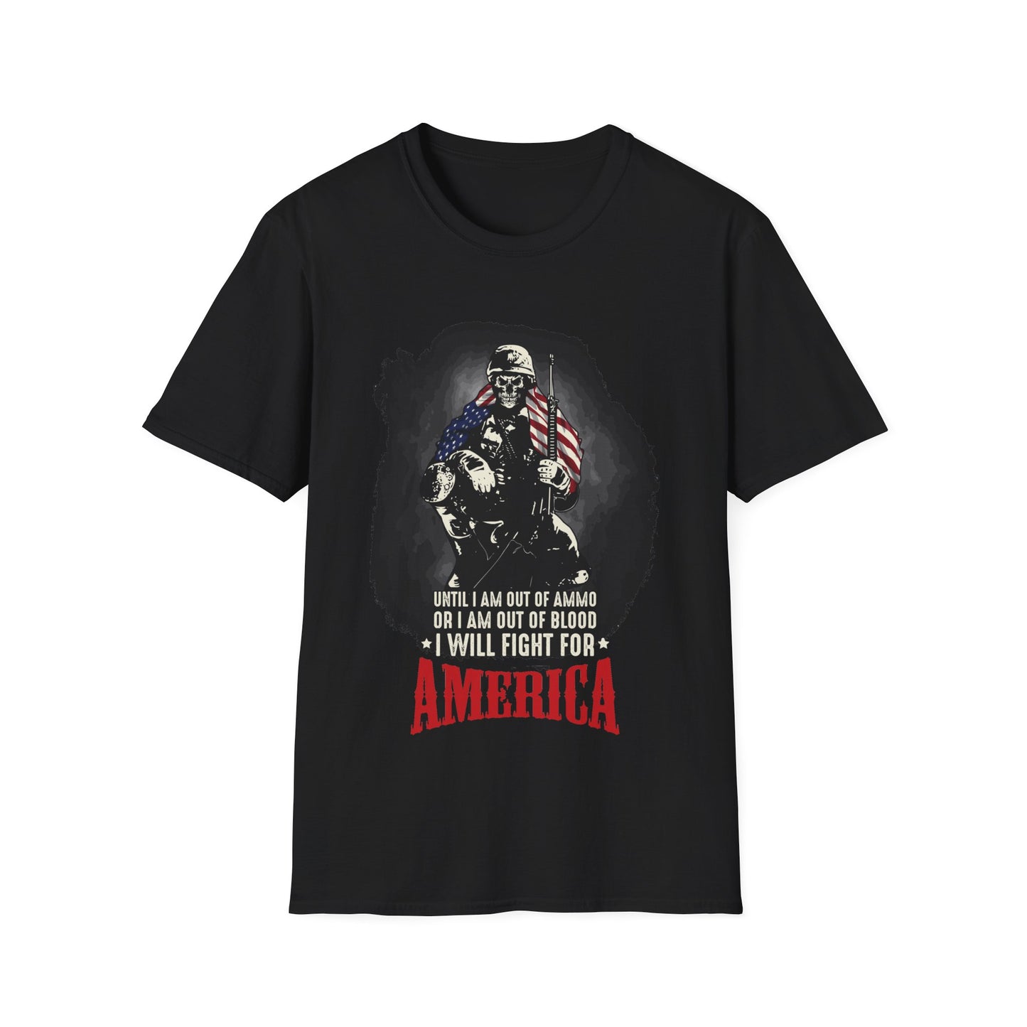 Unisex Softstyle T-Shirt Patriot Collection I will fight