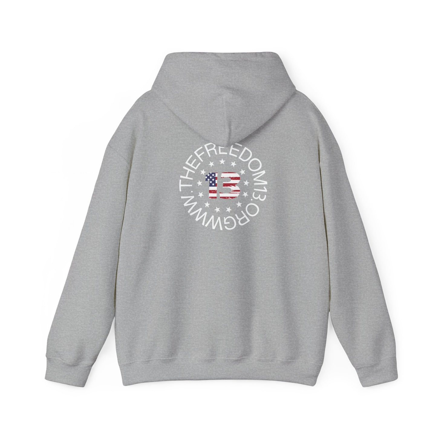 Dark Freedom Hoodie - Cozy Unisex Heavy Blend Sweatshirt, Perfect for Casual Wear, Gifts for Freedom Lovers, Patriotic Apparel, Everyday Comfort