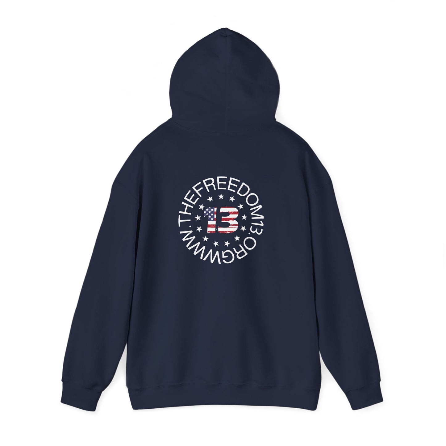 Dark Freedom Hoodie - Cozy Unisex Heavy Blend Sweatshirt, Perfect for Casual Wear, Gifts for Freedom Lovers, Patriotic Apparel, Everyday Comfort