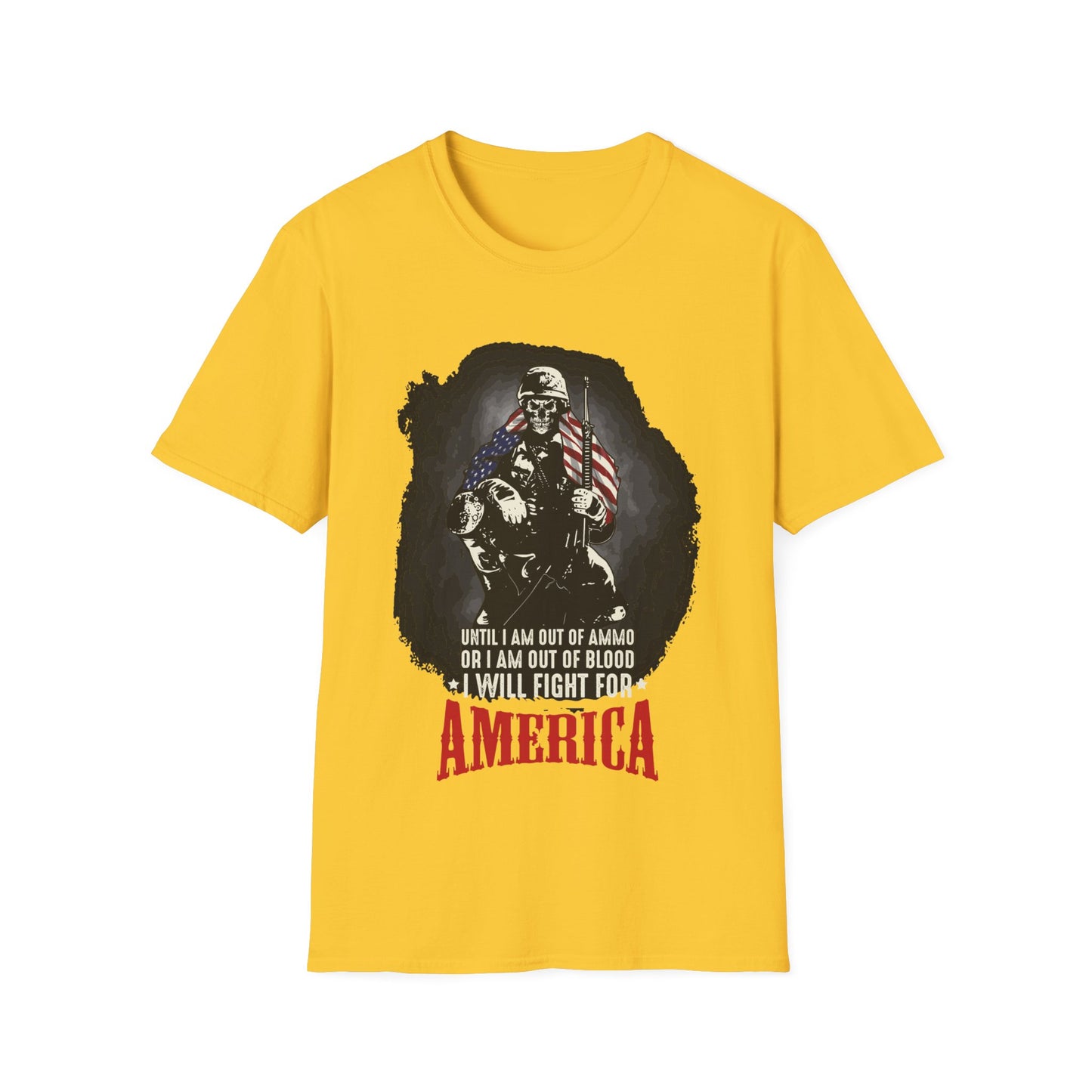 Unisex Softstyle T-Shirt Patriot Collection I will fight