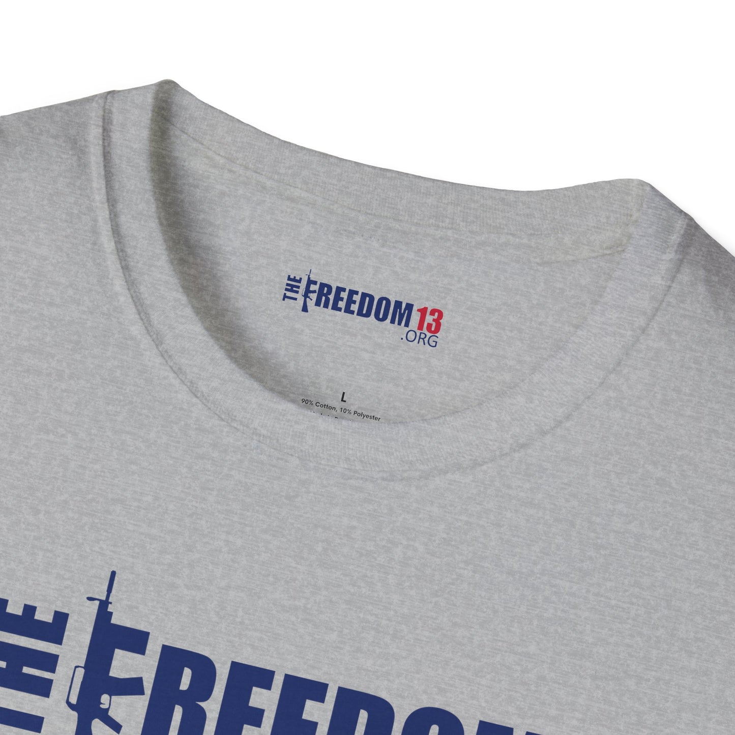 Unisex Freedom Graphic Tee, Softstyle Casual Shirt for Everyday Wear, Perfect for Independence Day, Fundraising Events, or Casual Outings