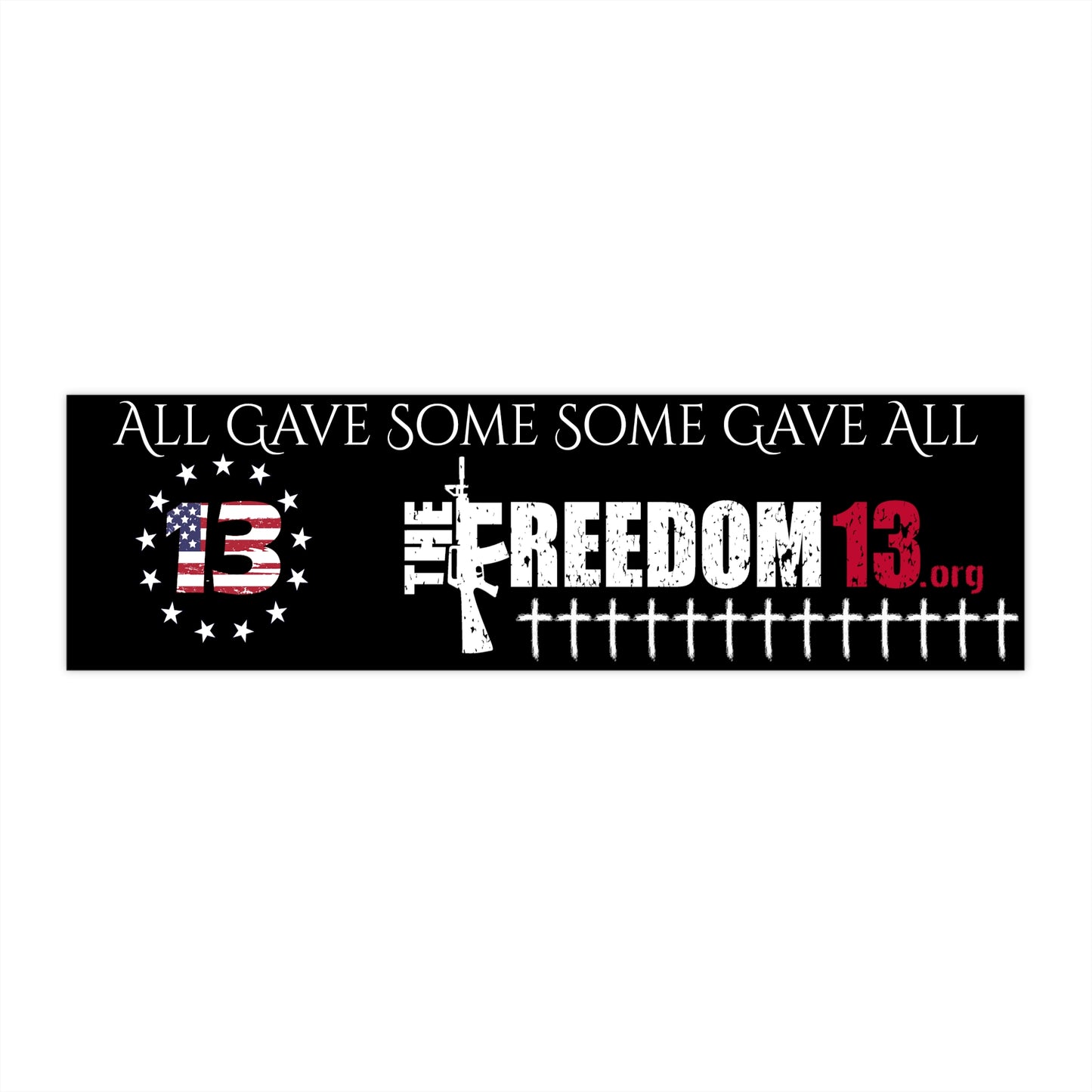 Bumper Stickers All Gave Black