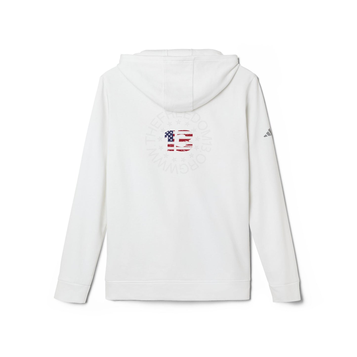 Dark Adidas Patriotic Freedom Hoodie | Unisex Fleece, Cozy Sweatshirt, Casual Wear, Gift for Freedom Lovers, Holiday Apparel