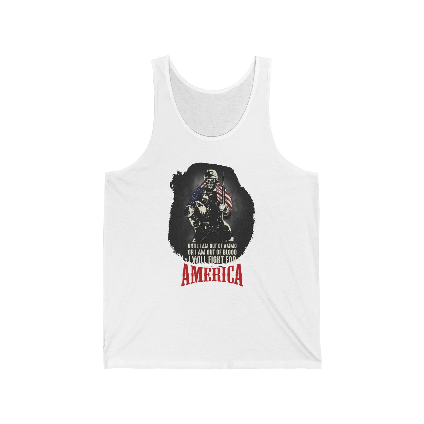 Unisex Jersey Tank Patriot Collection I will fight