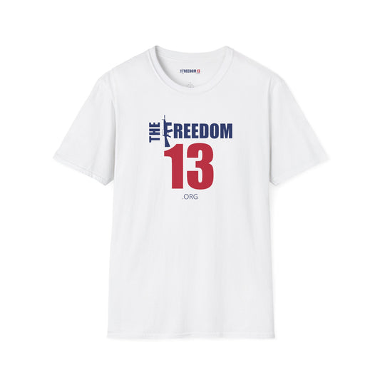Unisex Freedom Graphic Tee, Softstyle Casual Shirt for Everyday Wear, Perfect for Independence Day, Fundraising Events, or Casual Outings