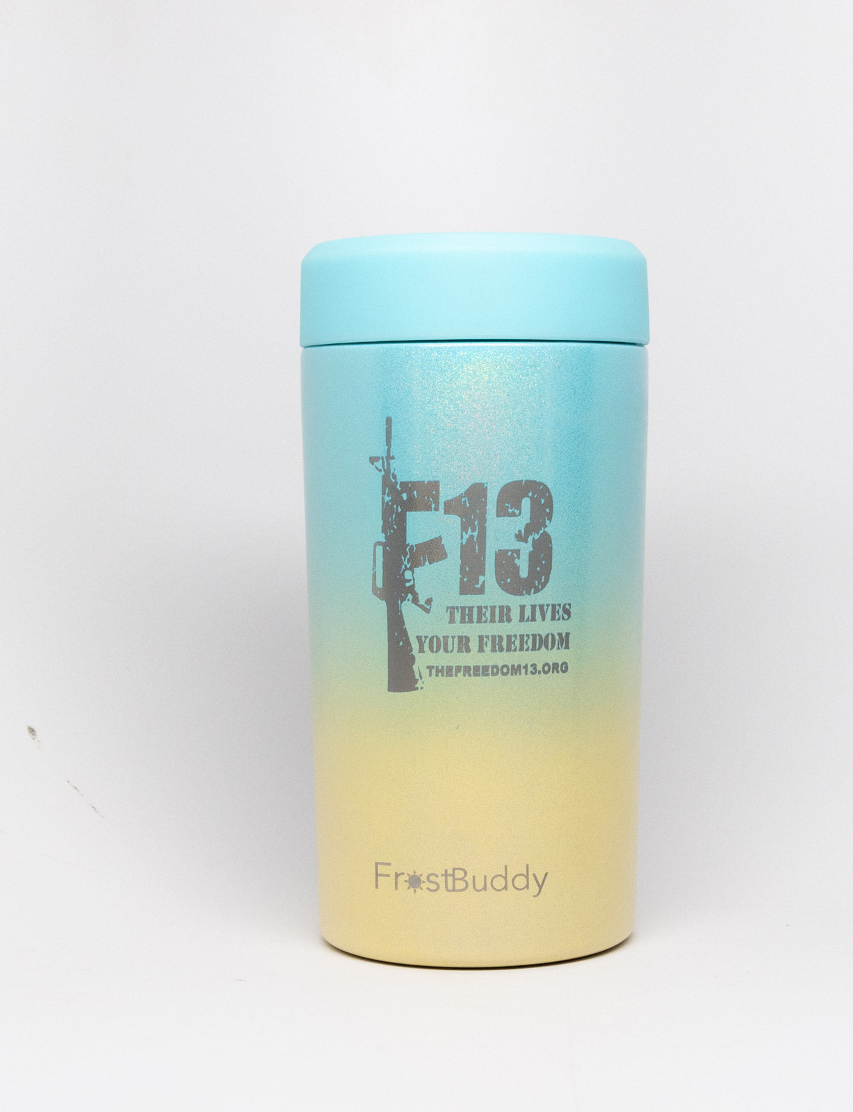 Universal Frost Buddy all in one beverage cooler. HEROES NAMES w website design