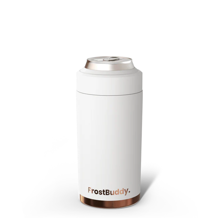 Universal Frost Buddy all in one beverage cooler. HEROES NAMES w website design