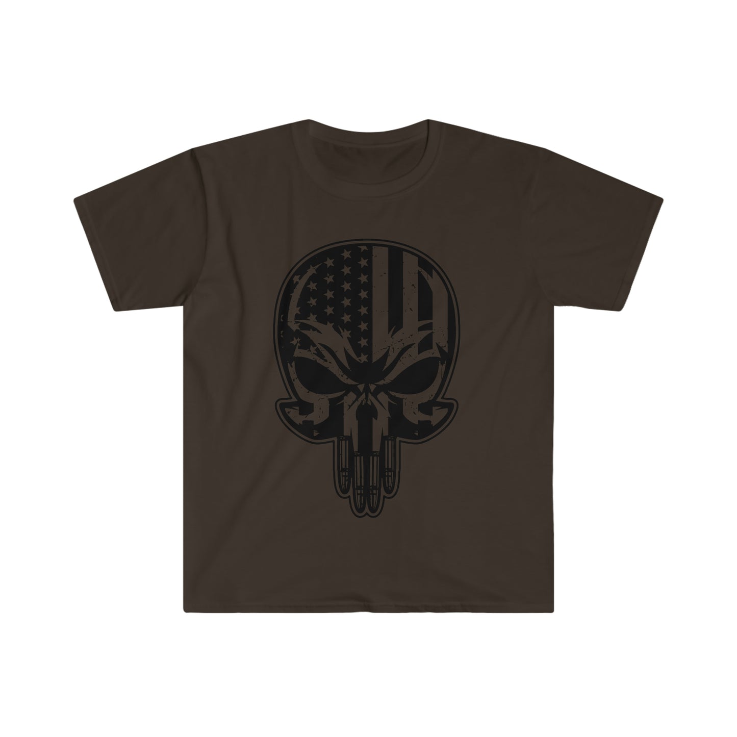 Unisex Softstyle T-Shirt Patriot Collection "bullet teeth" multiple colors