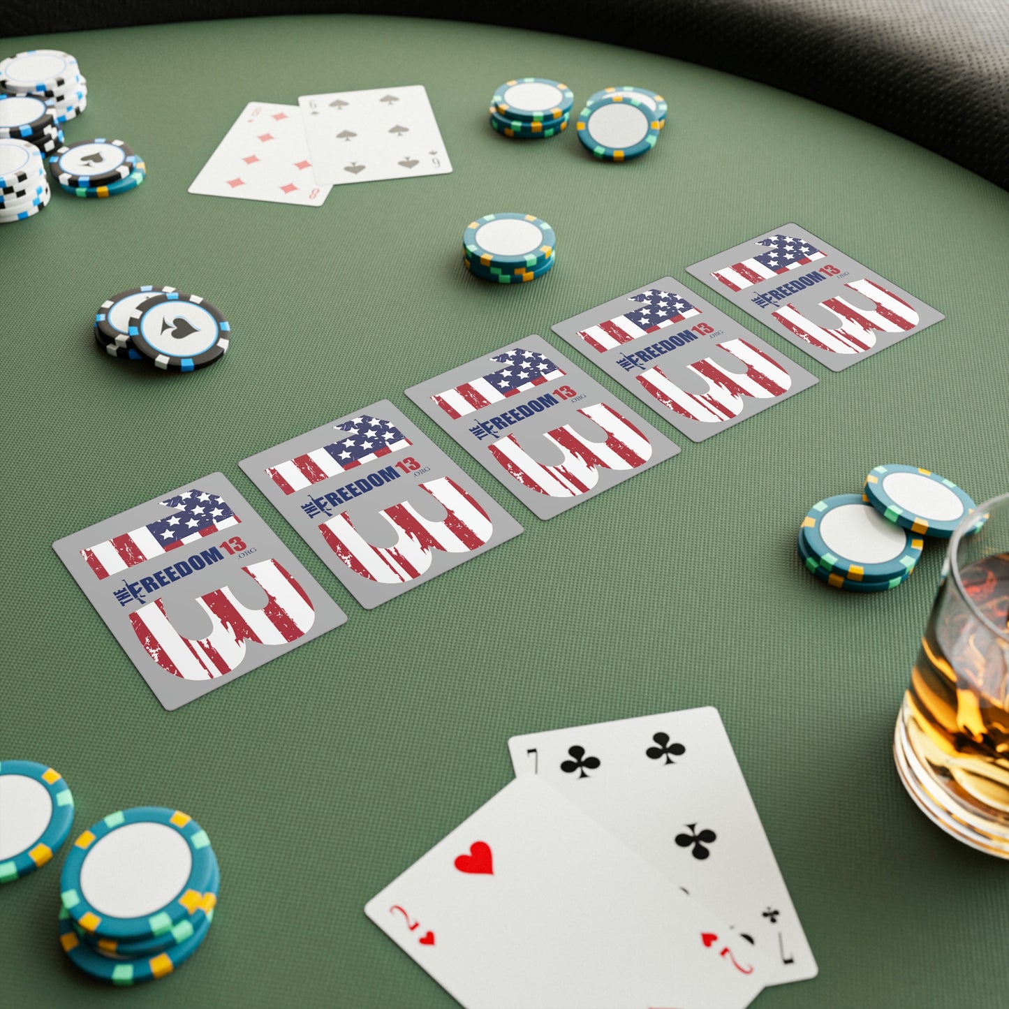 Poker Cards Grey