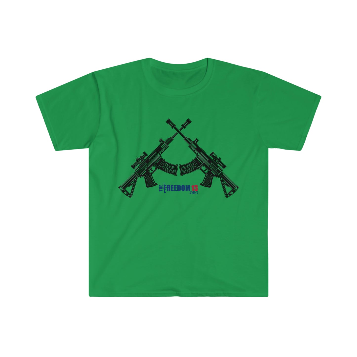 Unisex Softstyle T-Shirt Patriot Collection "double rifle" light