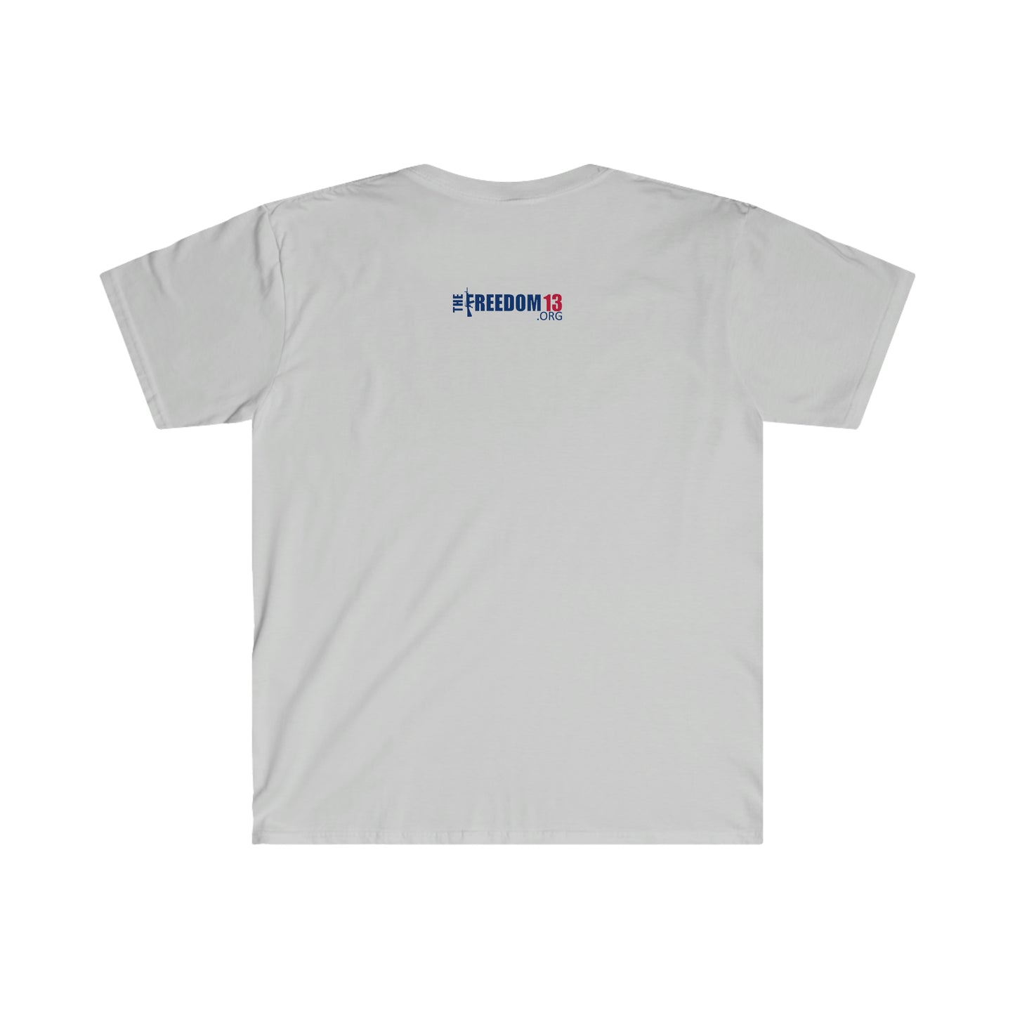 Unisex Softstyle T-Shirt Patriot Collection flag cross light