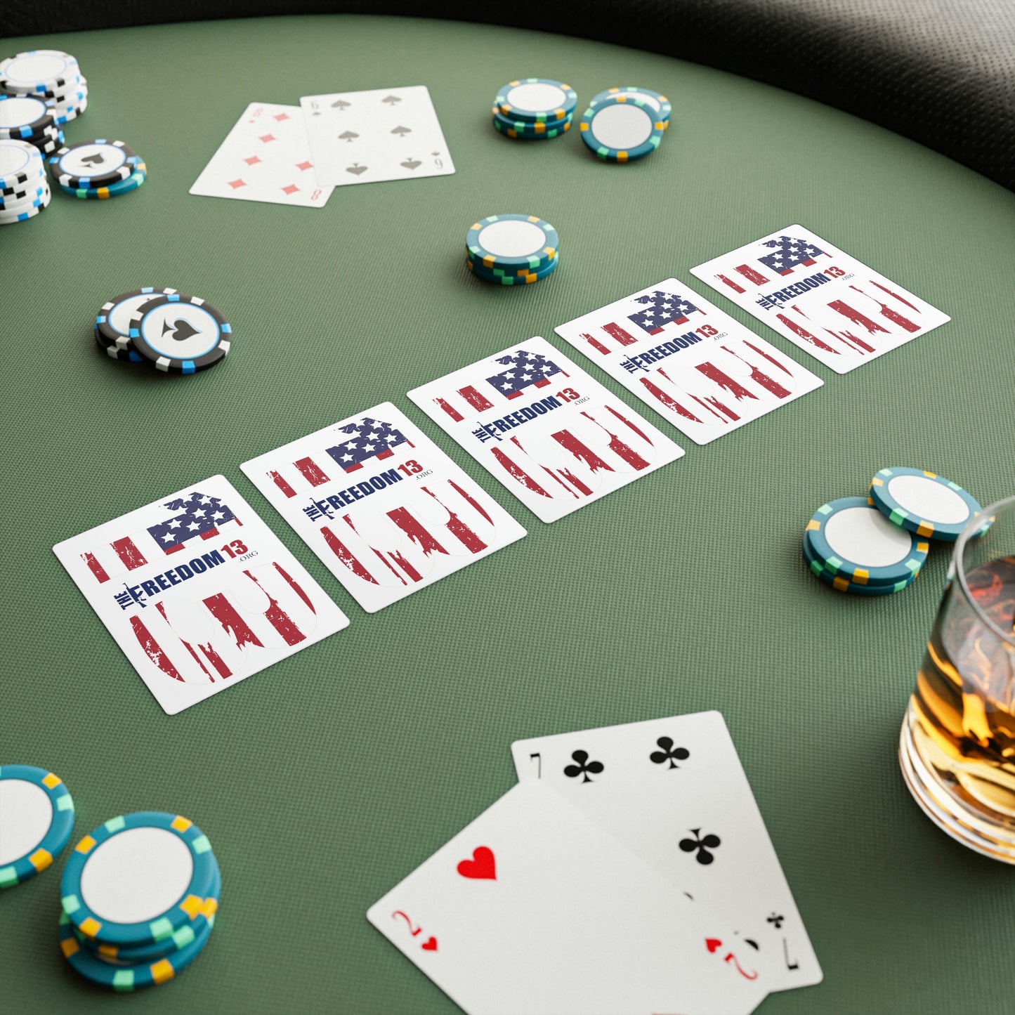 Poker Cards White