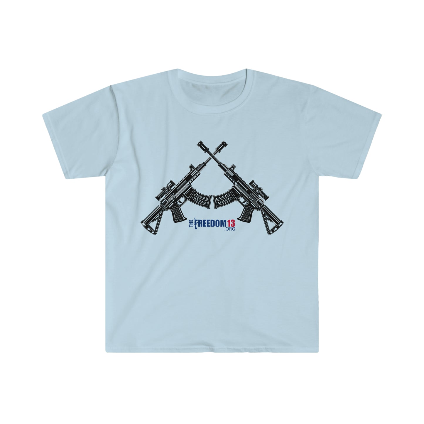 Unisex Softstyle T-Shirt Patriot Collection "double rifle" light
